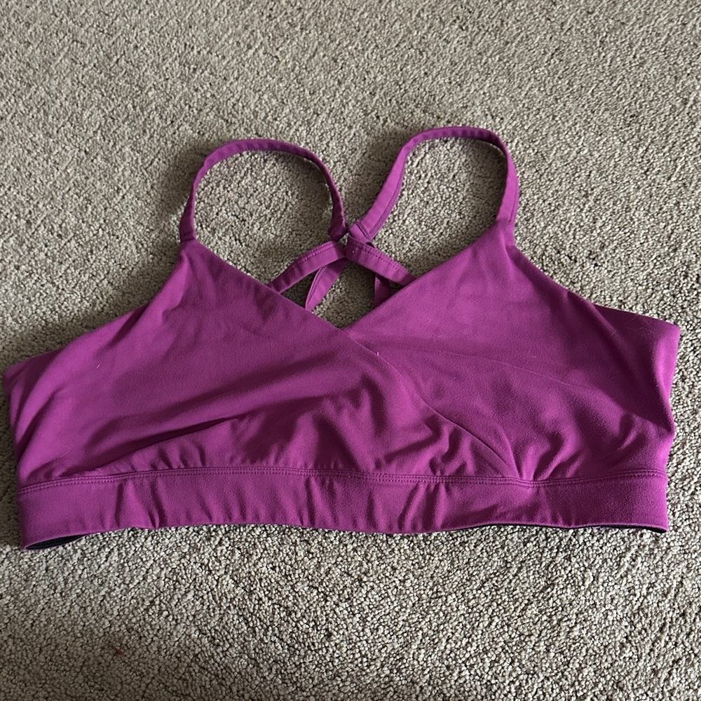 Vibrant Purple Sports Bra for Women
